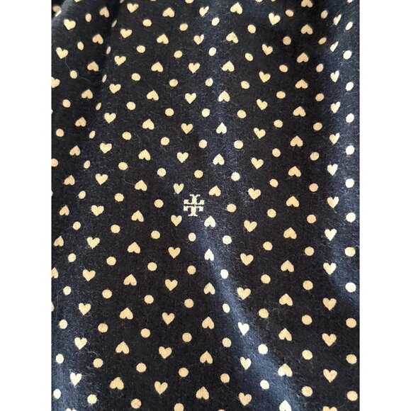 Tori Burch Navy Heart Sleep Shorts Pajama Bottoms Size XS Navy Pink - Picture 5 of 9